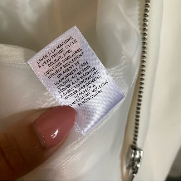 Trouvé White Zipper Open Front Blazer - Picture 5 of 5